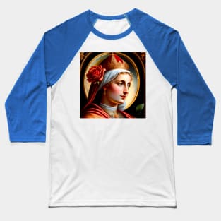 Saint Mirthes of the  Mystical Rose Baseball T-Shirt